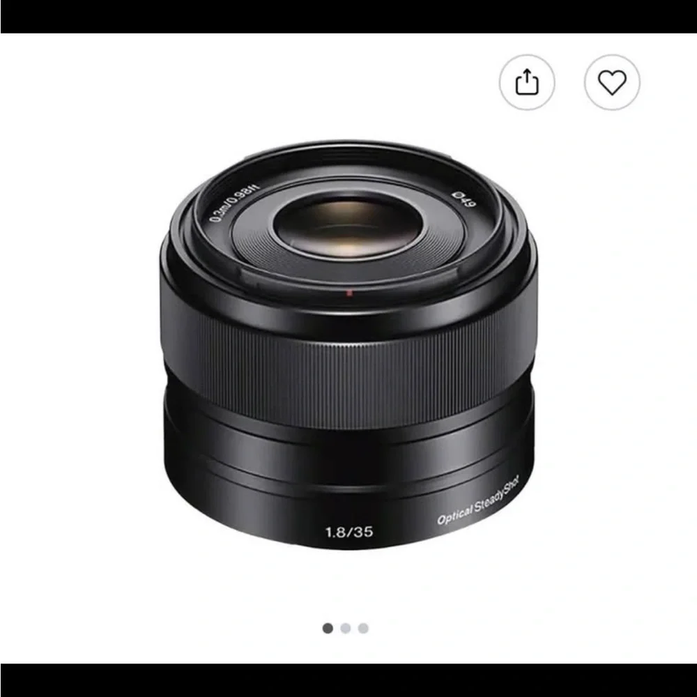 Unused Sony E-Mount 35mm f/1.8 Lens - Black / Not on sale